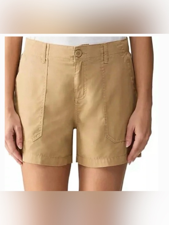 Social Standard By Sanctuary Pants - Social Standard by Sanctuary Women’s Fortune TENCEL Tan Flat Front Shorts